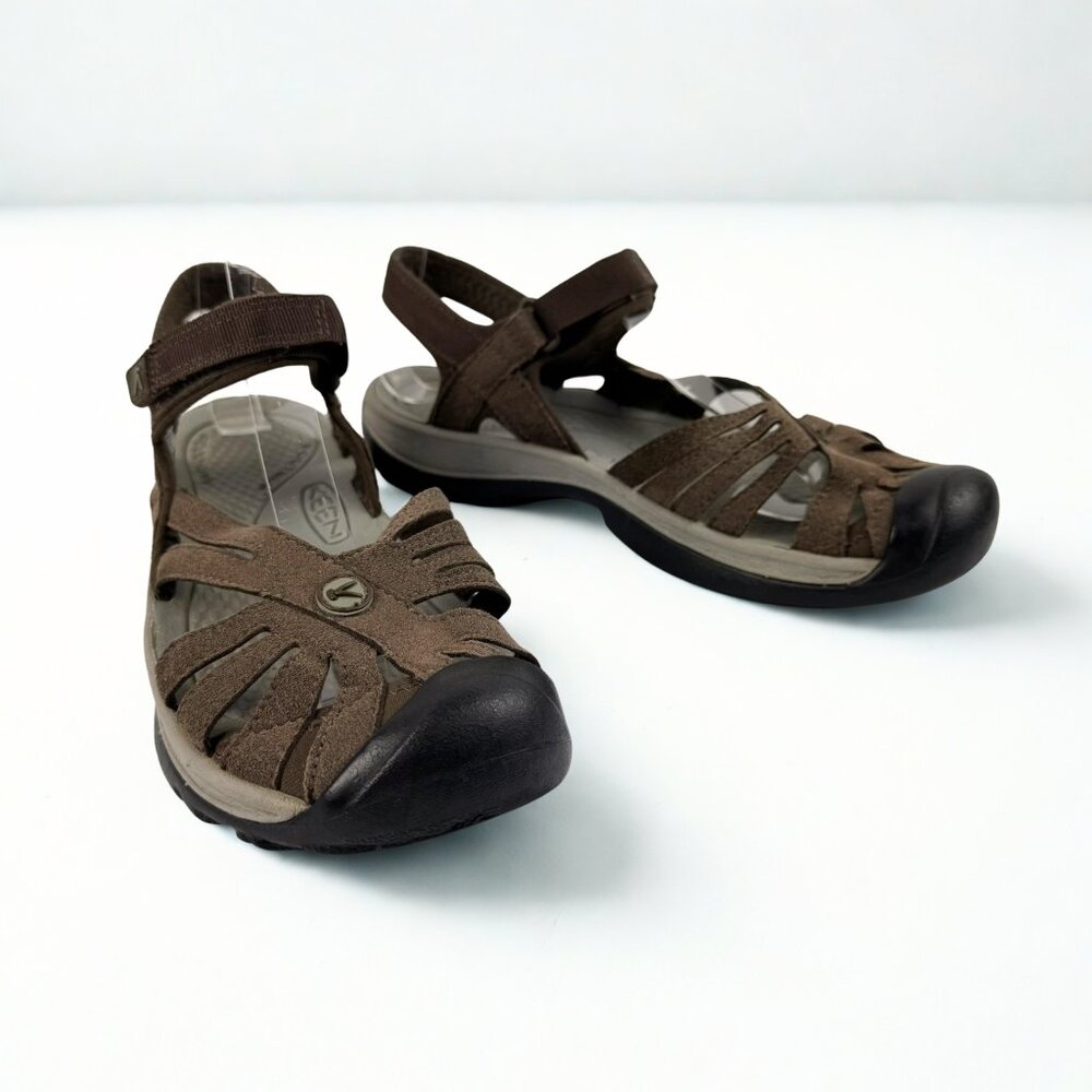 Keen Rose Sandals Womens 9 Brown Ankle Strap Closed Toe Sport Hiking